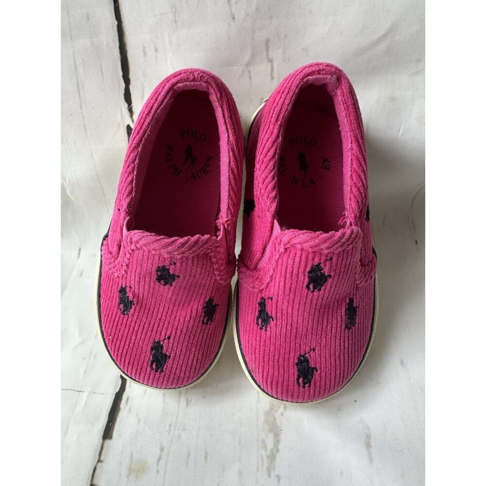 Childrens Polo Ralph Lauren Corduroy, Slip Ons Size 5